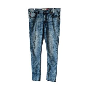 KAYDEN K LOS ANGELES Jeans Ripped Faded Tapered 32 X 32